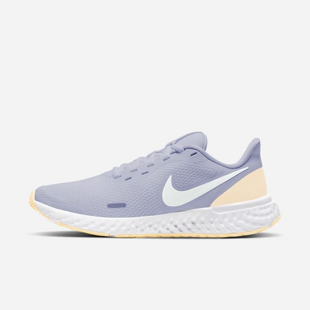 Chaussure De Running Nike Revolution 5 Bleu 7419-863 Ghost/World Indigo/Guava Ice/Summit White Femme | UWB-05084119